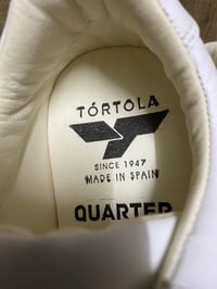 Image 4 of Tortola white leather german army trainer shoes made in Spain 