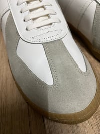 Image 7 of Tortola white leather german army trainer shoes made in Spain 