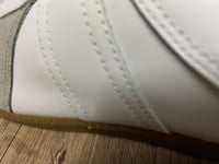 Image 8 of Tortola white leather german army trainer shoes made in Spain 