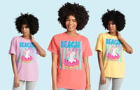 Image 1 of Beach Day Unicorn Floaty T-Shirt