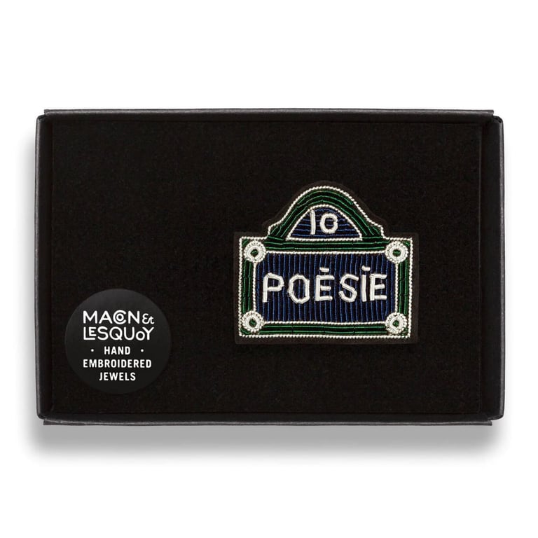 BROCHE BRODÉE LITTÉRATURE - MACON & LESQUOY (PLUSIEURS MODÈLES) Image 5