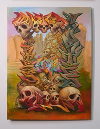 Original Art "Wildstyle Monuments 1" - Oil on Canvas