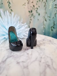Image 2 of Gothic Shoes for MiniFee – for High-Heeled Feet (Kill-Heeled Feet) red flowers