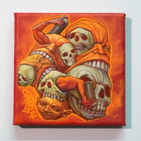 Original Art "Micro Graff Cenobites 4" - Oil on Canvas