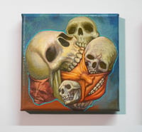 Original Art "Micro Graff Cenobites 3" - Oil on Canvas