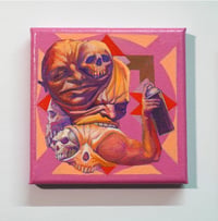 Original Art "Micro Graff Cenobites 2" - Oil on Canvas