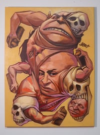 Original Art "Tan Graff Cenobites" - Oil on Canvas