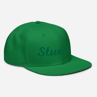 Image 17 of Stuen'X® In Green Snapback Hat