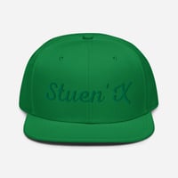 Image 13 of Stuen'X® In Green Snapback Hat