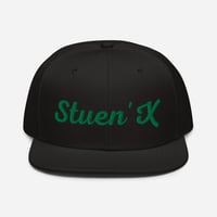 Image 5 of Stuen'X® In Green Snapback Hat