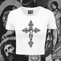 Image 1 of Tribal Jesus Crop Top
