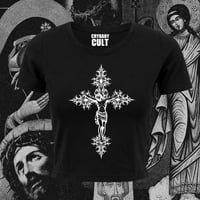 Image 3 of Tribal Jesus Crop Top
