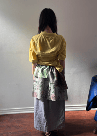 Image 1 of San Skirt Floral Plaid