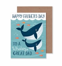 Father's Day Whale Notecard