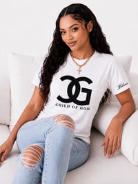 Image 2 of CG SIGNATURE TEE - WHITE 