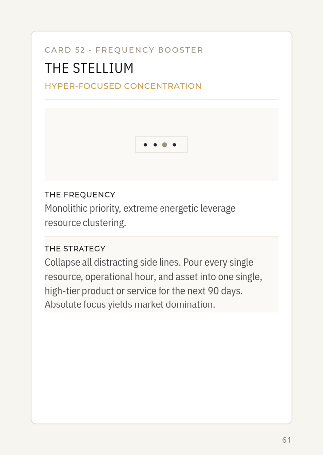 The Money Frequency Oracle — Complete 56-Card System By Leah Rich