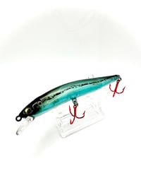 Image 1 of Jerk Bait Turquoise Flash Transparent 100mm