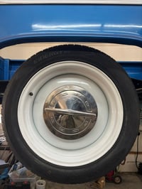 Image 1 of 1960-70s Ford Fairlane Poverty Hubcap Adapters Boyd Coddington, Speedway Wheels - Set of 4