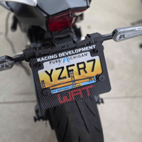 Image 2 of WAT Racing Development Motorcycle License Plate Frame