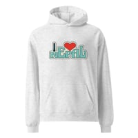 Image 1 of I Love Nepal Hoodie Black/Grey