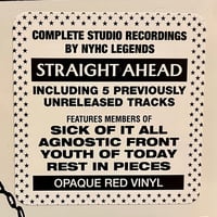 Image 2 of STRAIGHT AHEAD - "Breakaway" LP (Red Vinyl) 