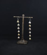 Image 4 of Showstopping, Very Long Pearl Drop Earrings
