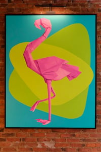 Image 1 of Origami Flamingo