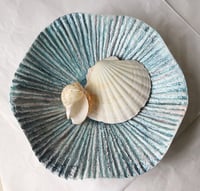Image 7 of Handmade Ocean Inspired Papier Mache Bowl | Sculptural Coastal Decor