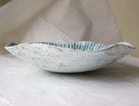Image 8 of Handmade Ocean Inspired Papier Mache Bowl | Sculptural Coastal Decor