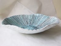 Image 9 of Handmade Ocean Inspired Papier Mache Bowl | Sculptural Coastal Decor