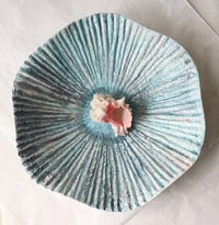 Image 11 of Handmade Ocean Inspired Papier Mache Bowl | Sculptural Coastal Decor