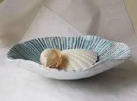 Image 14 of Handmade Ocean Inspired Papier Mache Bowl | Sculptural Coastal Decor