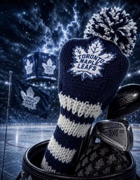 Image 1 of NHL Toronto Maple Leafs custom GOLF club cover Handknit hockey GIFT-57b2b819