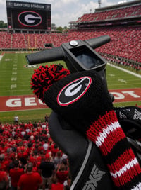Image 2 of Georgia BULLDOGS custom Golf Club Cover hand knit logo College football fan  gift-b506c113