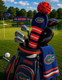 Image 2 of Florida Gators custom Golf Club Cover hand knit logo NFL fan  gift-b249a627