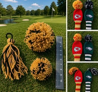 Image 5 of Georgia BULLDOGS custom Golf Club Cover hand knit logo College football fan  gift-b506c113