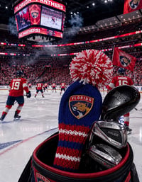 Image 2 of NHL Florida Panthers Hockey Stanley Cup Champions Golf Club Covers perfect fan gift!