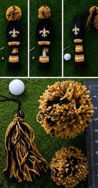 Image 5 of Green Bay Packers custom Golf Club Cover hand knit logo NFL fan  gift