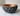 Handmade Blue Copper Papier Mache Bowl | Sculptural Wabi Sabi Decor