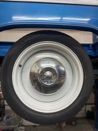 Image 1 of Shallow Fairlane, Sunliner "Poverty" Hubcap Adapters Boyd, & Speedway Wheels - Set of 4