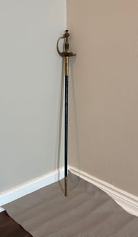 Image 2 of WW1 (Imperial German Empire) Court Sword w/Engraved Blade & Full Blood Fuller