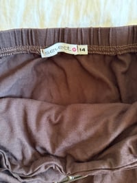 Image 4 of Vintage Y2K chocolate brown ruched sides cami with buckle detail
