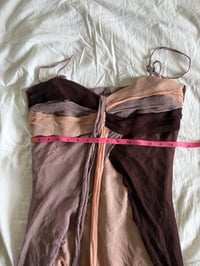Image 9 of Vintage Y2K Kookai silk fairy dress with knot bust detail 