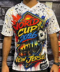 Image 3 of World Cup 2026 New Jersey Host City Soccer Jersey | Limited Edition NJ Fan Gear (White)