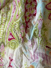 Image 6 of Vintage Y2K green floral cami with sequin bust detail 