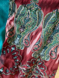 Image 6 of Vintage Y2K asymmetrical hem split front dark fairy cami with sparkly detail and o ring