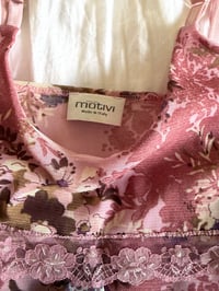 Image 4 of Vintage Y2K pink sequin asymmetrical hem ruffle cami 