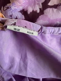 Image 5 of Vintage Y2K purple floral beaded fairy maxi skirt