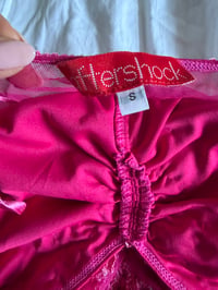 Image 6 of Vintage Y2K Aftershock hot pink beaded and sequin halter neck cami