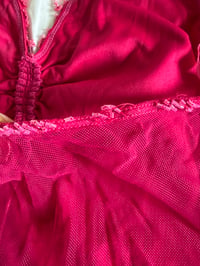 Image 8 of Vintage Y2K Aftershock hot pink beaded and sequin halter neck cami